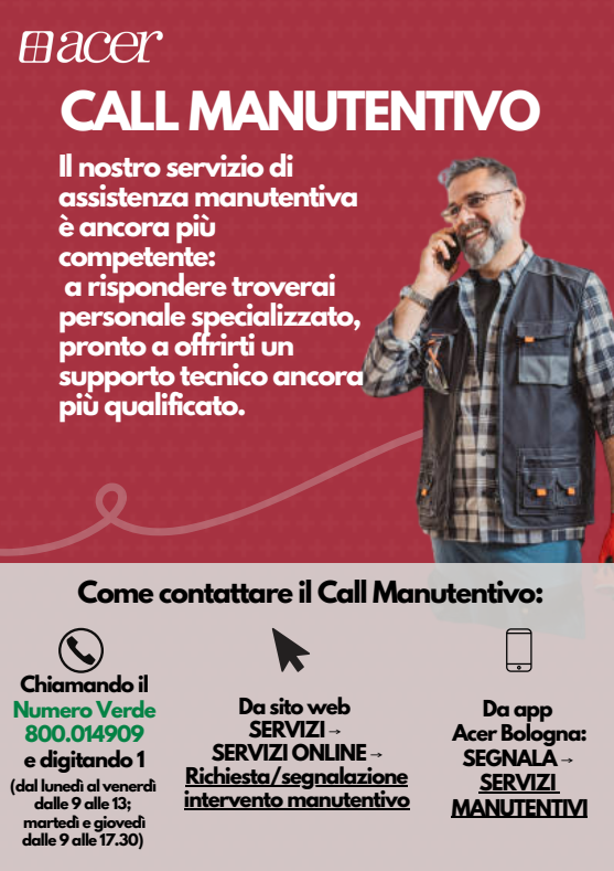 Un Call manutentivo potenziato sugli stessi canali di Acer